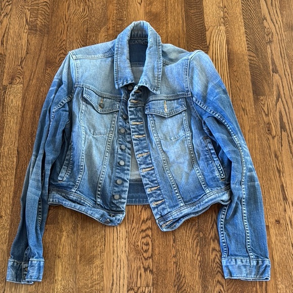 Blank NYC Women’s Denim Blue Jean Jacket Size Large - Picture 1 of 7